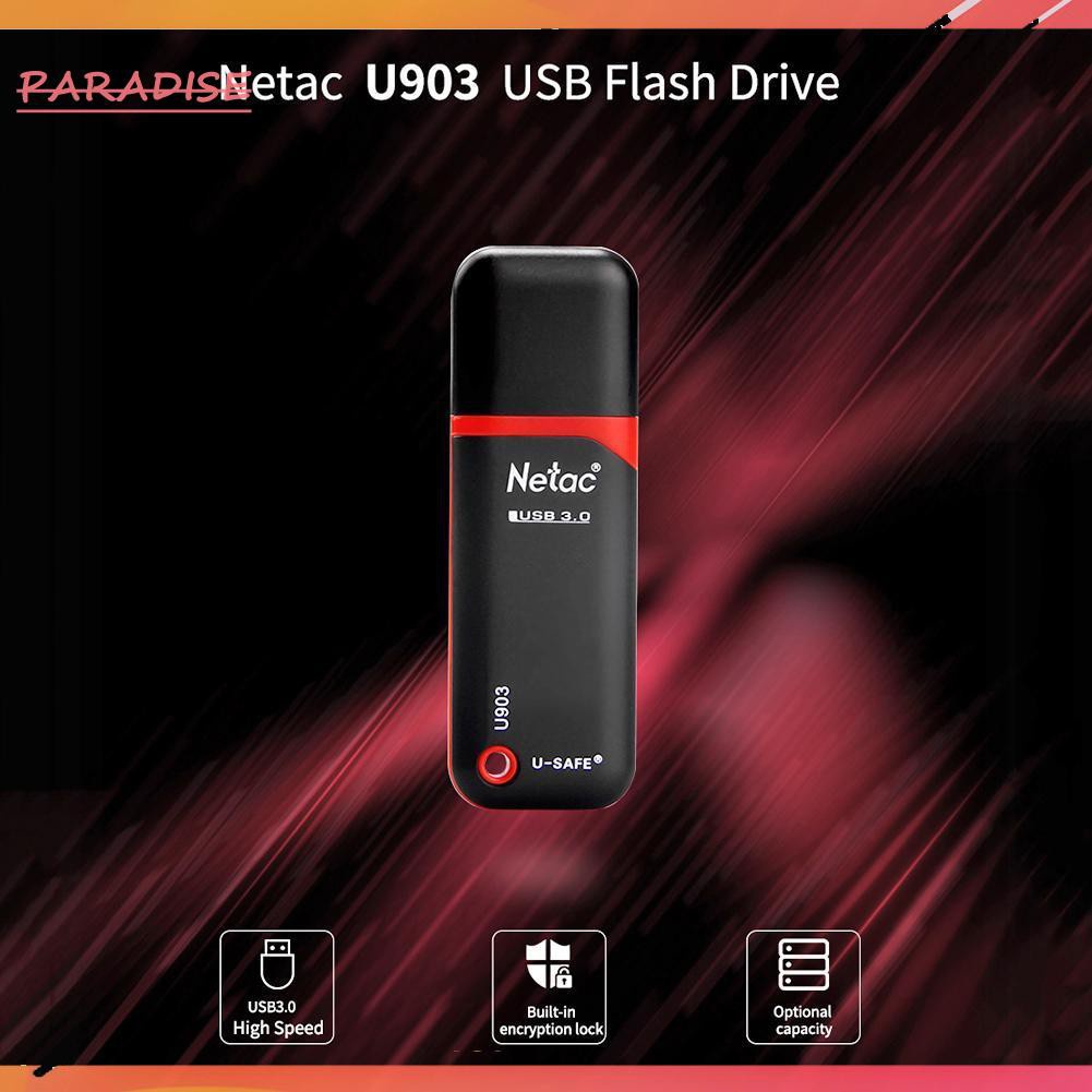 Paradise1 Netac Flash Drive Plastic Pendrive High Speed USB3.0 Memory Stick U Disk | BigBuy360 - bigbuy360.vn