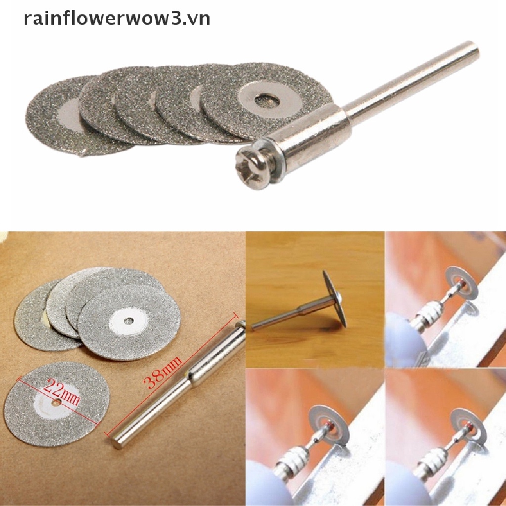 Bộ Mũi Khoan Cắt Kim Cương 5 22mm + 1 Trục Chuyên Dụng