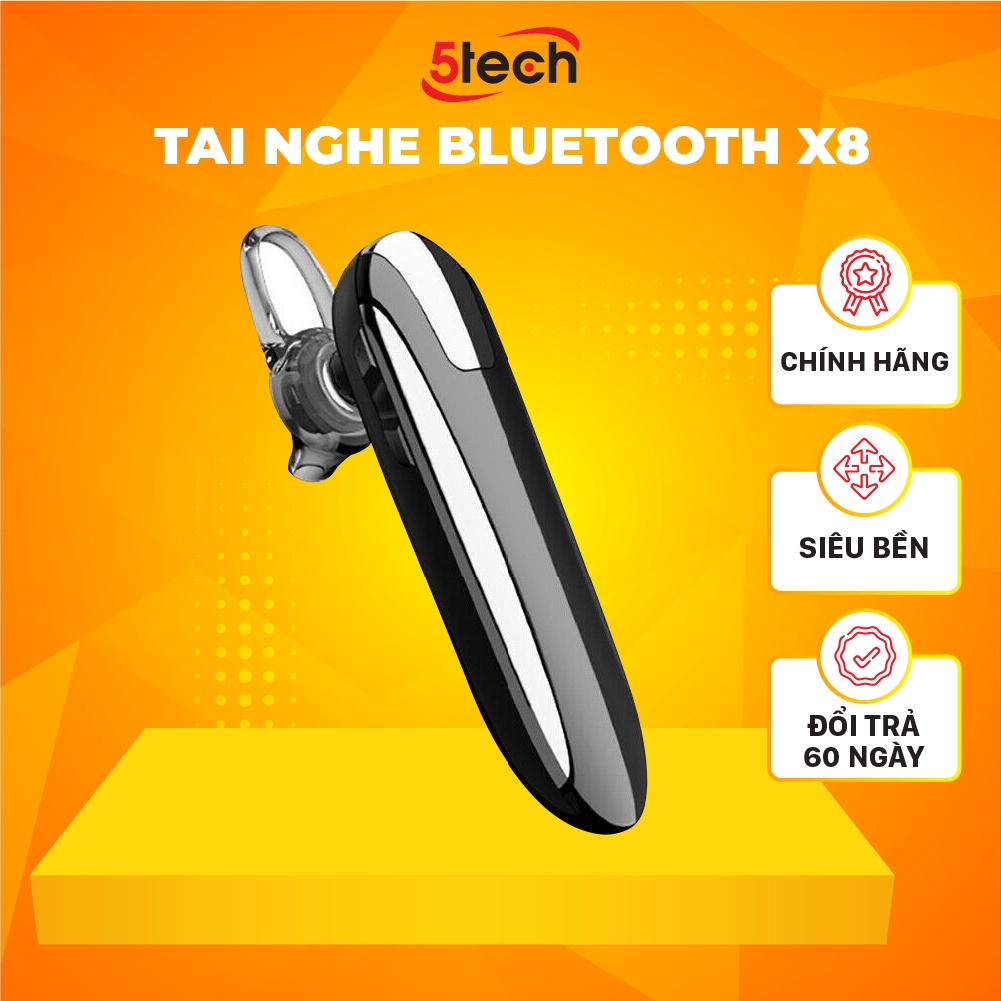 Tai nghe bluetooth không dây nhét tai X8 chính hãng, tai phone bluetooth pin khủng nghe nhac cực êm dành cho nam và nữ