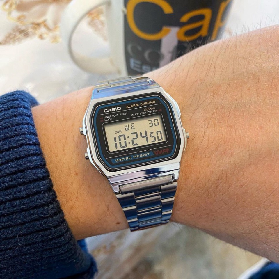 Ồng hồ nam casio A159-A158 Full box- Đồng.hồ.casio.a159