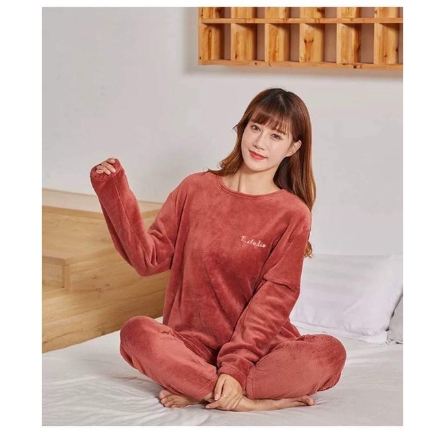 Bộ Ngủ Nhung Cao Cấp - Ấm Áp - Mềm Mại Hot 2023