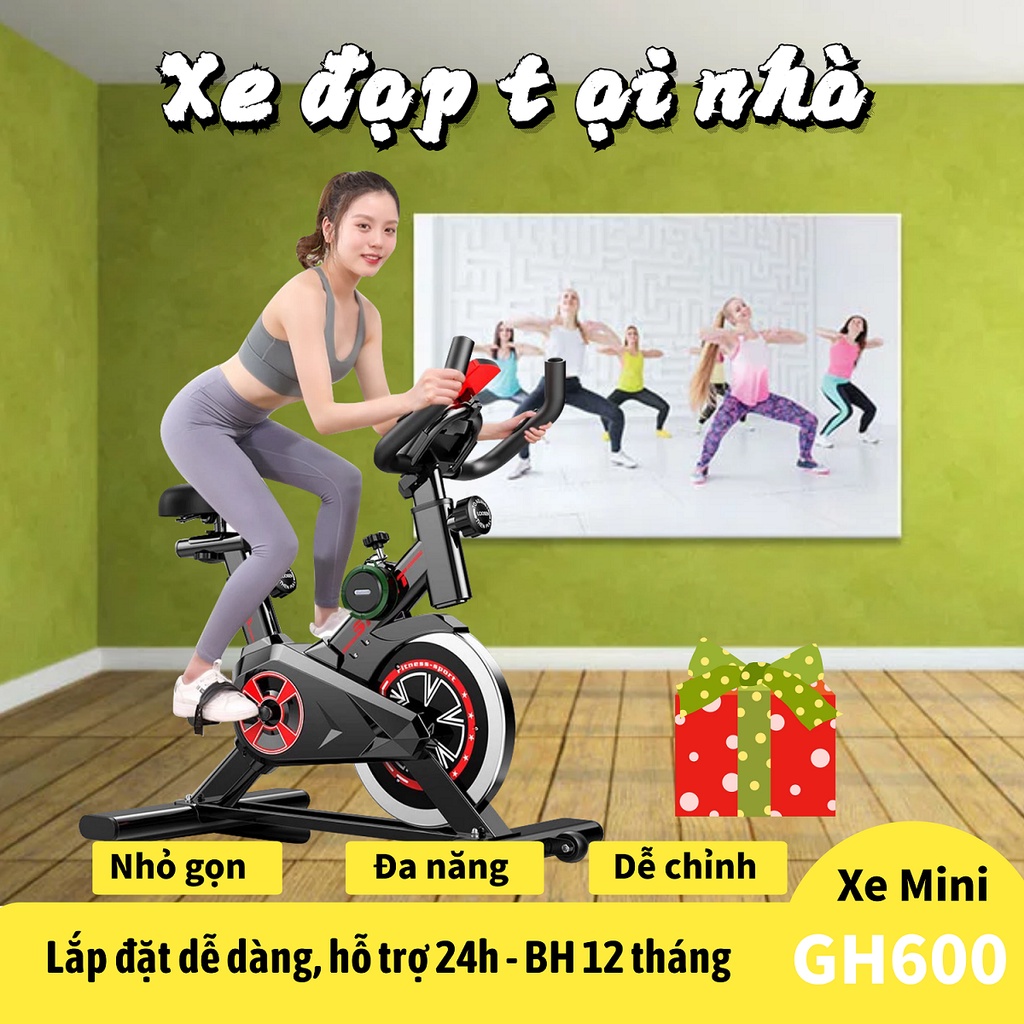 Xe đạp tập thể dục tại nhà Xe đạp thể dục Xe đạp Gym tại nhà GH600 - Thể thao nâng cao sức khỏe - Đốt mỡ thừa