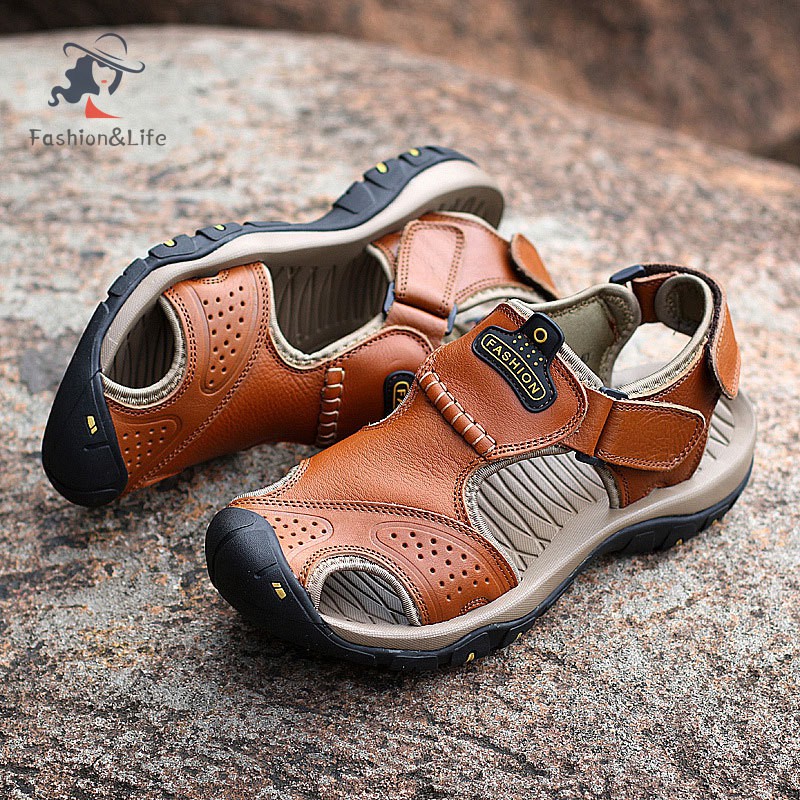 Xăng đan Da Thời Trang Dành Cho Nam