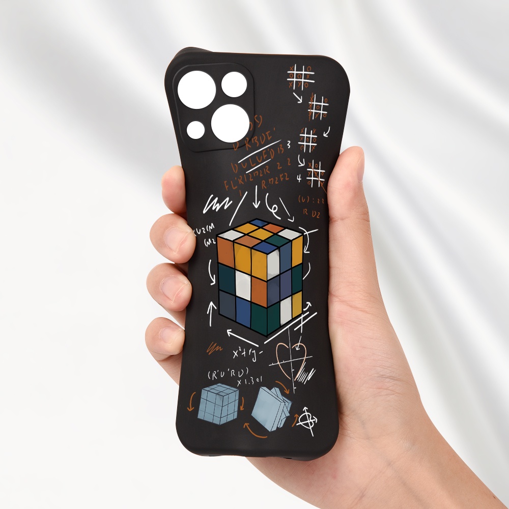 Ốp Điện Thoại Cho iPhone 11 11 Pro Max iPhone 6 Plus 6S Plus X Xs Max iPhone 7 8 Plus SE 2022 2020 #Khối Lập Phương Công Thức Kỹ Thuật Số H228