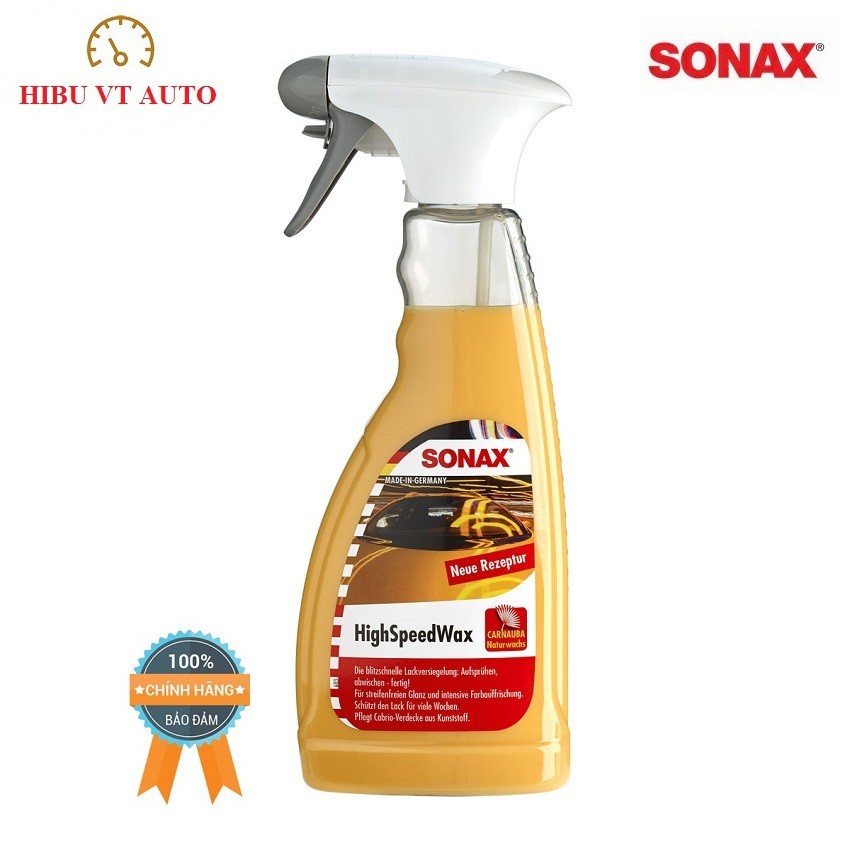 Chai xịt Đánh Bóng Sơn Ướt Sonax High Speed Wax 288200