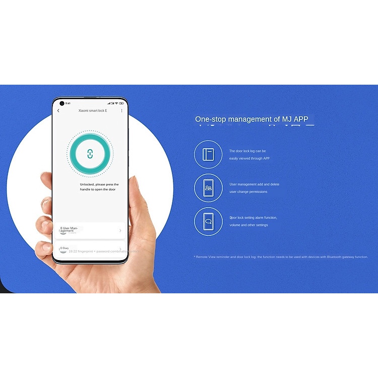 Khóa Cửa Vân Tay Thông Minh Xiaomi Smart Door Lock Classic E