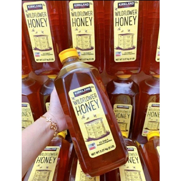 Mật ong Kirkland Signature Wildflower Honey 2.27kg của Mỹ