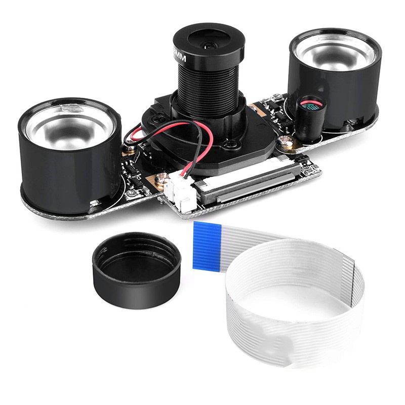 Night Vision Camera ule for Raspberry Pi 4, Mini 5MP 1080P HD