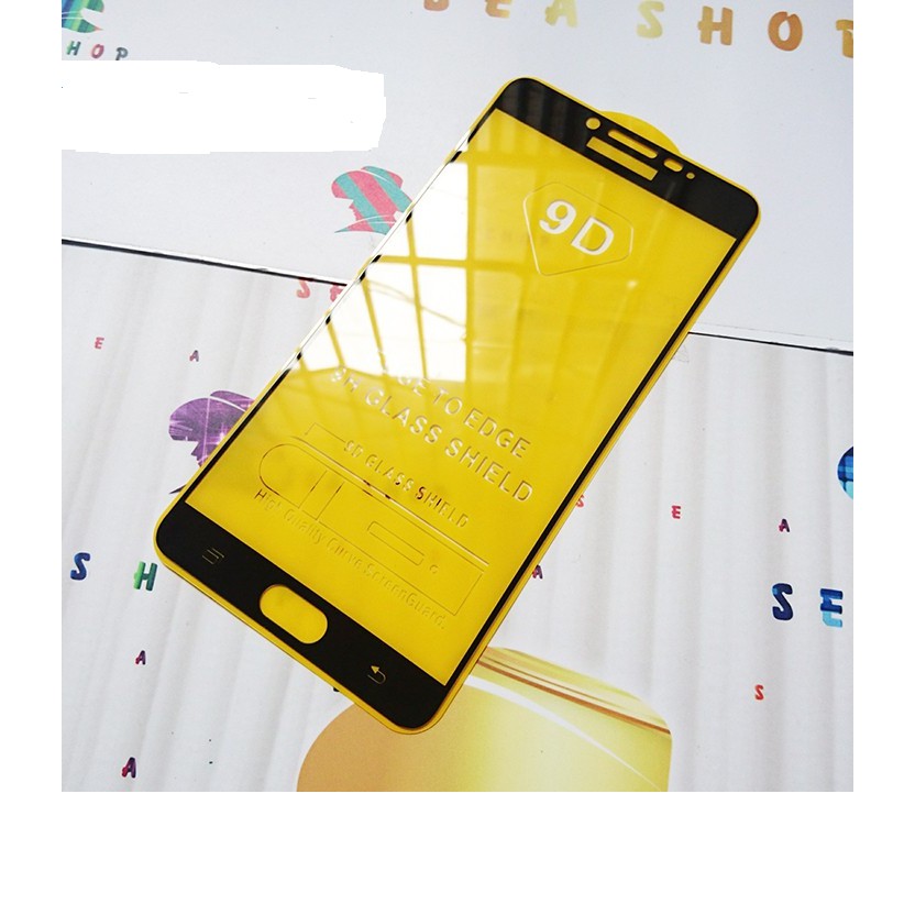 Kính cường lực 9D Full màn hình cao cấp cho Samsung Galaxy C9 Pro