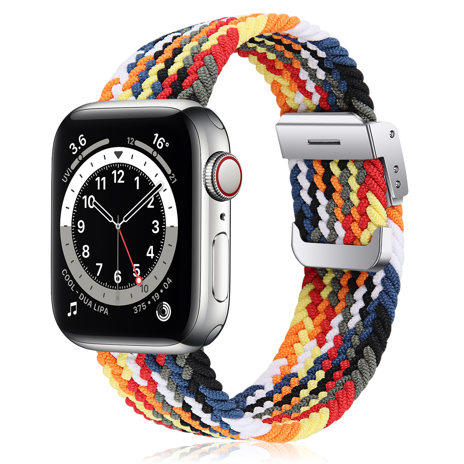 Dây Đeo Nylon Cho Đồng Hồ Thông Minh Apple Watch 44mm 40mm 38mm 42mm Iwatch Series 6 Se 5 4 3 2 1