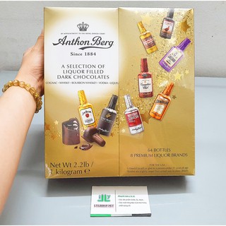 DATE 9.2019 SOCOLA ANTHON BERG 64 CHAI hộp 1kg từ Mỹ
