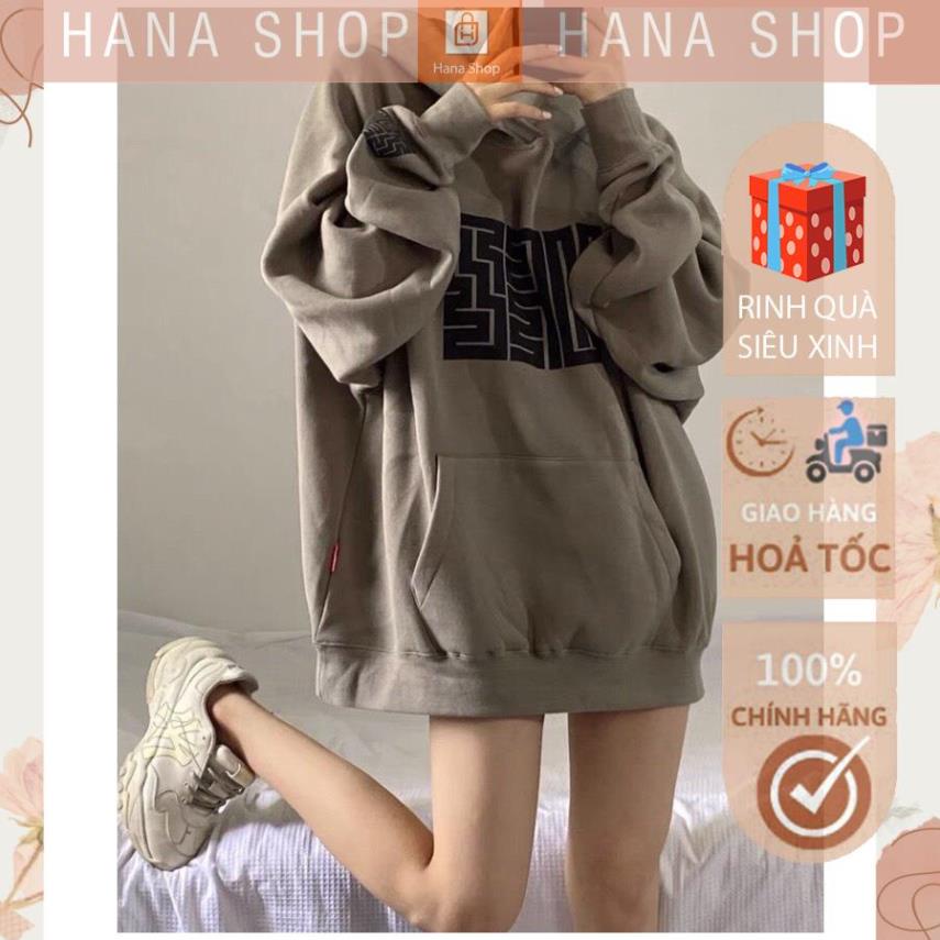 [Hàng Cao Cấp]   Áo Hoodie Unisex Nỉ Nâu ,xinh nhức nách,  dưới 65kg  - Kèm Mũ Dáng Rộng Cực Chất G086 | BigBuy360 - bigbuy360.vn