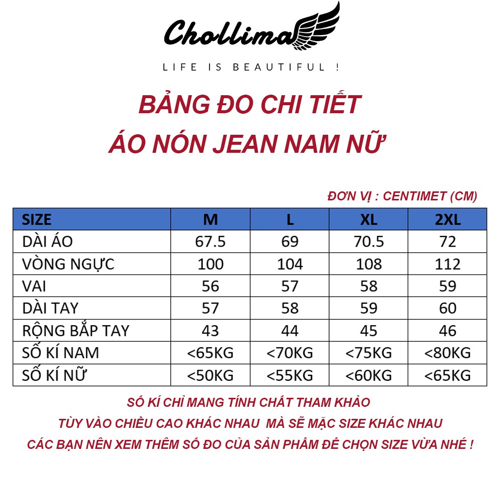 Áo khoác jean unisex nam nữ dây kéo in chữ SAIGONJEAN AKN001 - Áo khoác bò nam nữ ulzzang | BigBuy360 - bigbuy360.vn