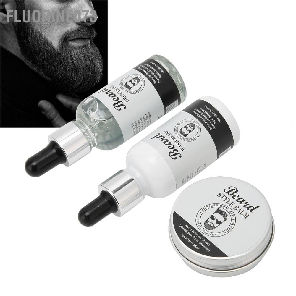 [Hàng mới về] Bộ kit dầu dưỡng ẩm sáng bóng râu dành cho nam