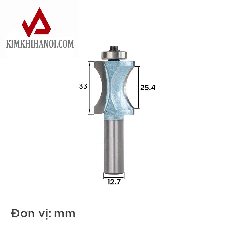 Mũi Soi Bán Nguyệt Dọc Đầu Bi LC0604 - Mũi Soi Bán Nguyệt Dọc Đầu Bi được làm bằng hợp kim C45, chịu được nhiệt độ cao