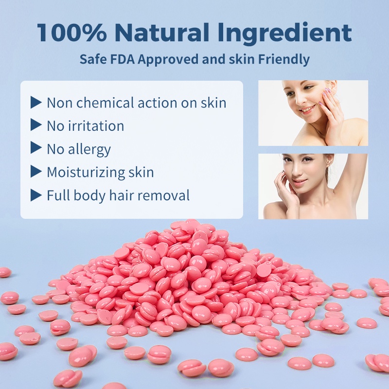 Chén đựng sáp tẩy lông RUOALL hình trái tim 30g