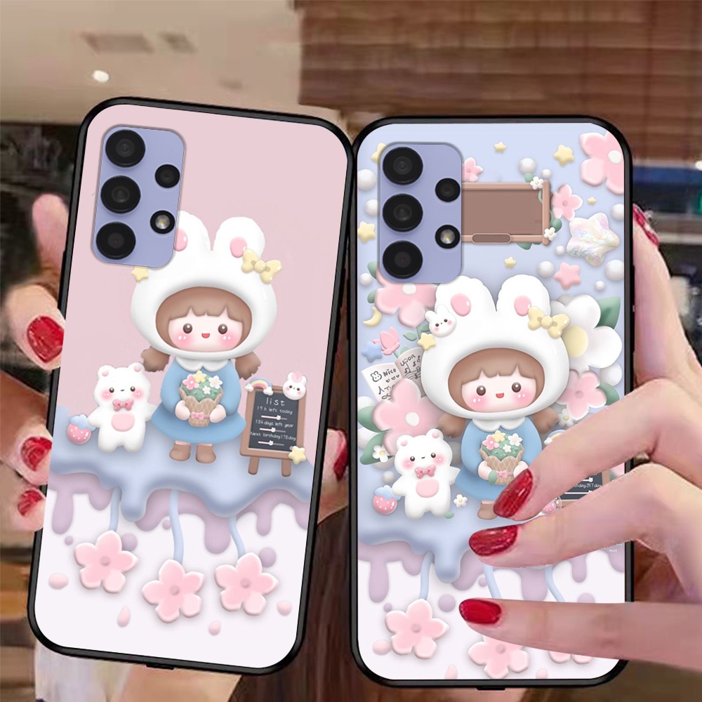 Ốp lưng điện thoại Samsung a32  4g , 5g / ss a52 / ss a72 in hình 3d hot chen cute dễ thương
