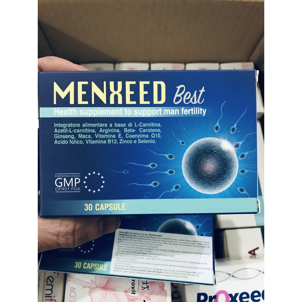 menxeed best dành cho nam giới muốn sinh con(hộp 30 viên)