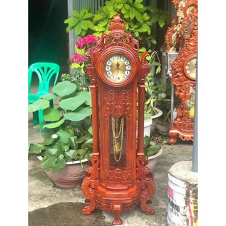 Đồng hồ hoàng gia, gỗ gõ (cao 1m20 x 43 x sâu 38cm)