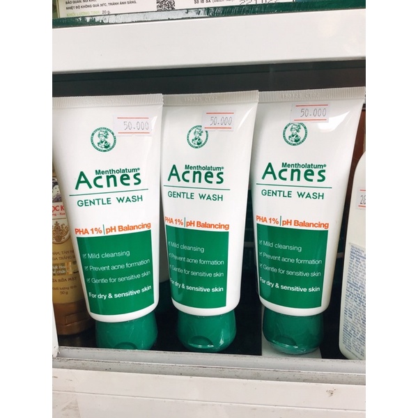 Sữa rửa mặt Acnes gentle wash