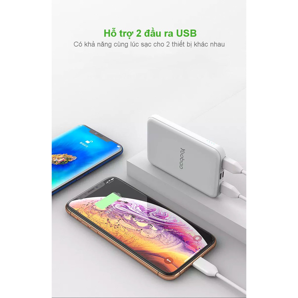 Pin sạc dự phòng mini Yoobao P6W 6000mAh Yoobao | BigBuy360 - bigbuy360.vn