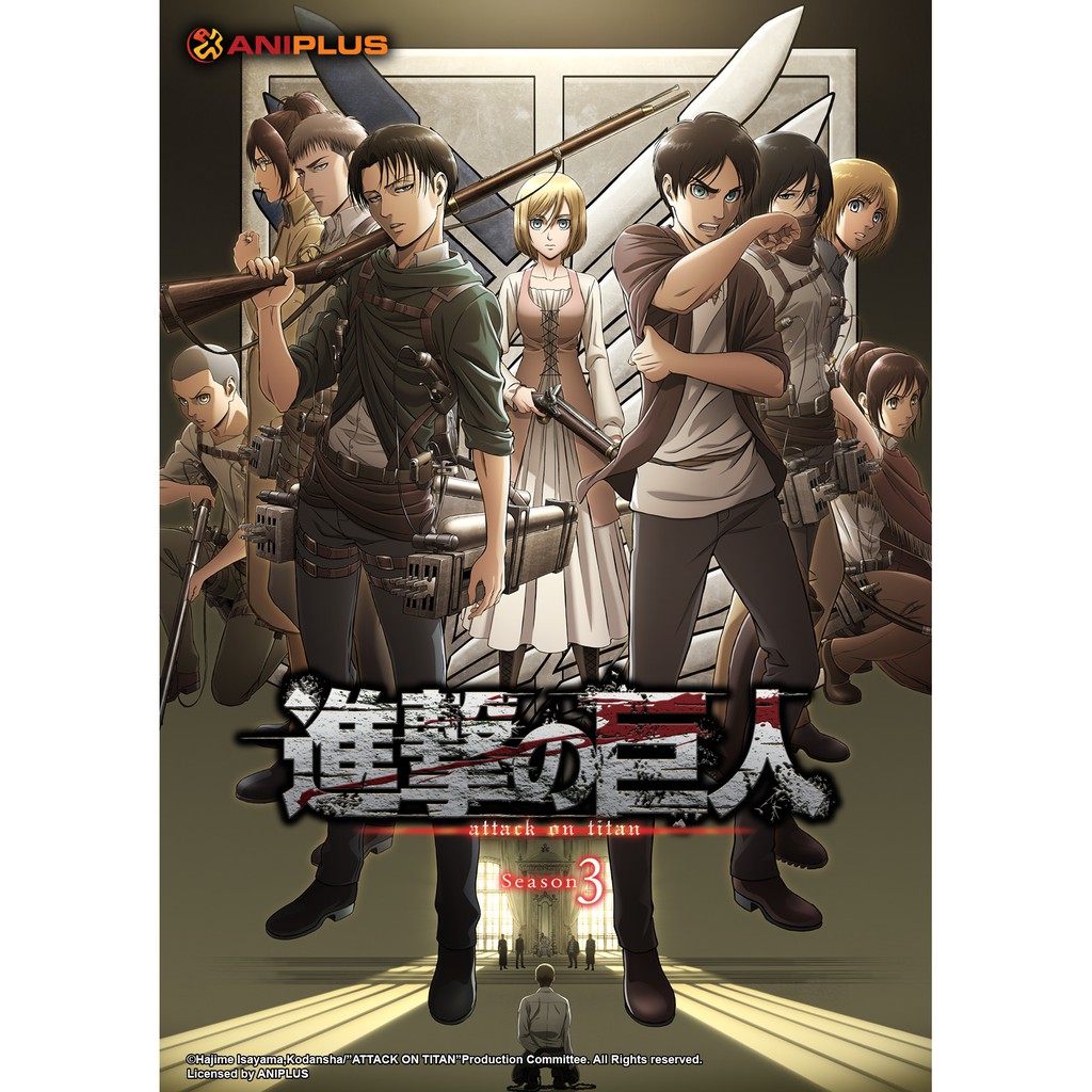 [COMBO] [135-300gsm] Poster Anime/Manga Attack On Titan - Glossy Giấy Ảnh Bóng A4,A5