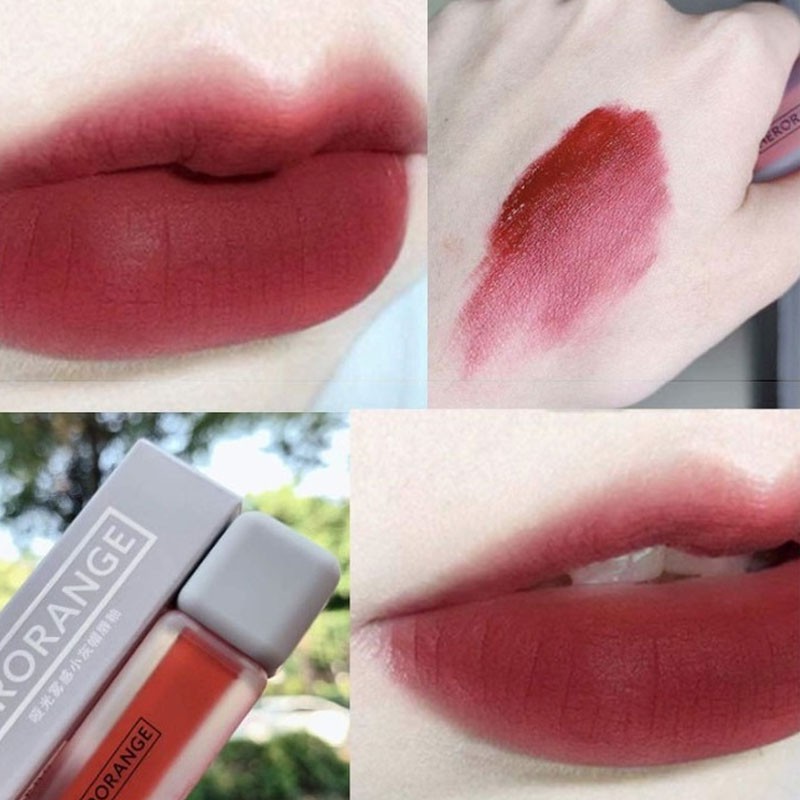 Son Kem Lì Herorange Siêu Xinh Chất Mềm Và Mịn Môi Chống Thấm Nước Lâu Trôi Hiệu Ứng Sương Mù, Kết Cấu Mịn Lì 6 Màu