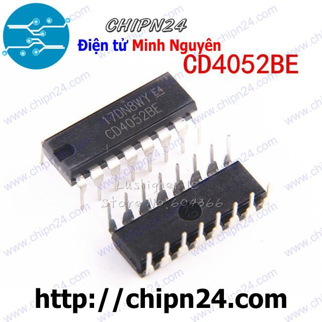 [3 CON] IC CD4052 DIP-16 (CD4052BE 4052)