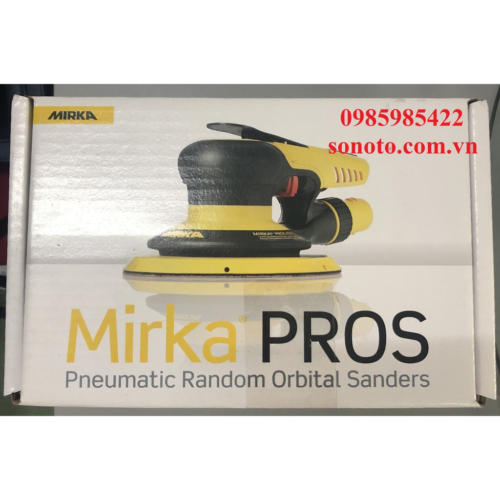 Máy chà nhám Mirka PROS 650DB có túi hút bụi 8995650211 ( Sơn oto xe máy )