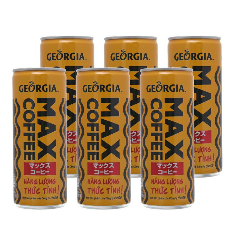 Thùng 24 lon Georgia max coffe 235ml