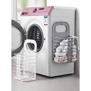 Giỏ đựng đồ máy giặt gấp gọn tiện lợi + tặng kèm móc dán siêu chắc khỏe - DMA store