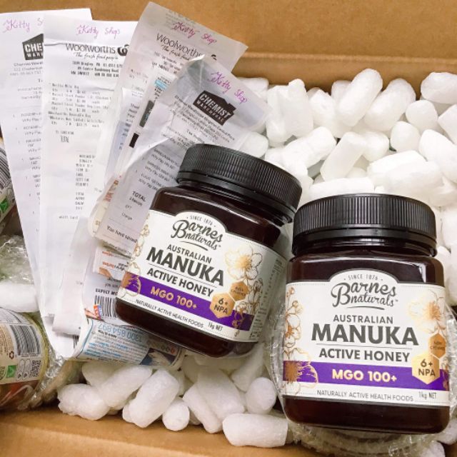 MẬT ONG MANUKA HEALTH BARNES NPA6+ LOẠI 1KG ÚC CHUẨN BILL