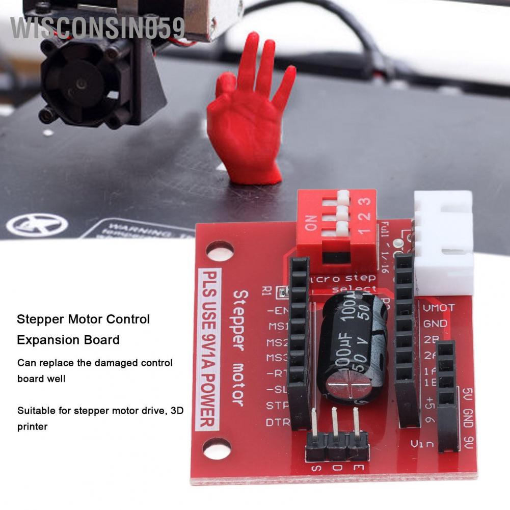 Wisconsin059 Stepper Motor Control Expansion Board for A4988 DRV8825 3D Printer Driver Controls Boards