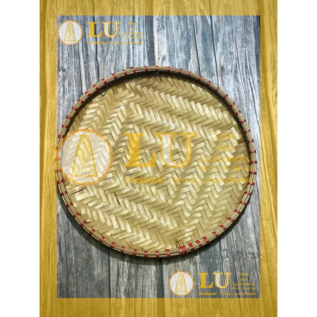 Mẹt tre trang trí oản đào , oản thờ, oản tài lộc vật tư phụ kiện làm Oản, giỏ hoa quà | LU