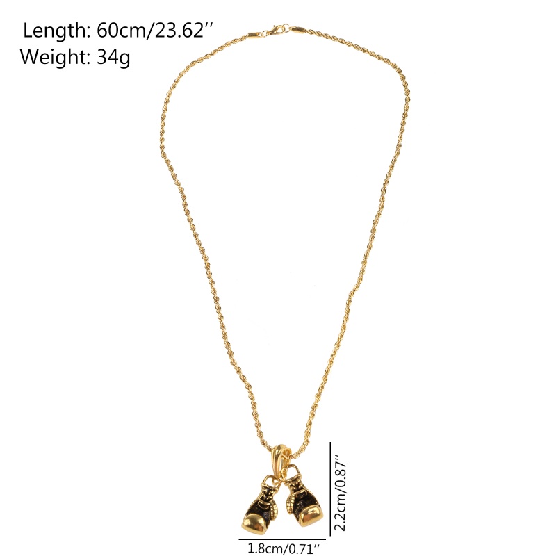 Vòng cổ Mặt Hình Găng Tay Boxing Cá Tính Cho Nam