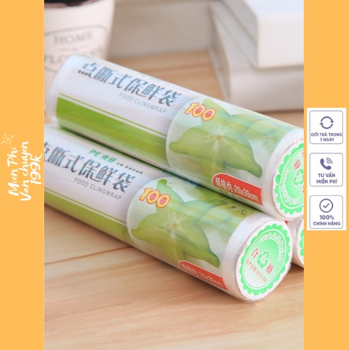Cuộn 50 túi đựng thực phẩm tiện dụng bảo quản thức ăn dễ dàng và nhanh chóng 88273