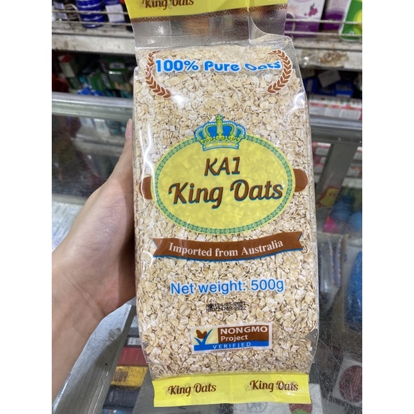 Yến Mạch King Oats Cán Dẹt Gói 500g