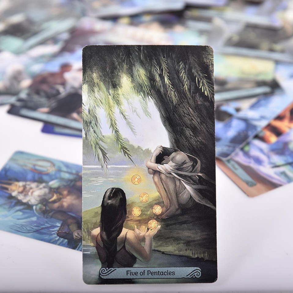 Bộ bài tarot 78 lá bằng tiếng Anh tiện lợi
