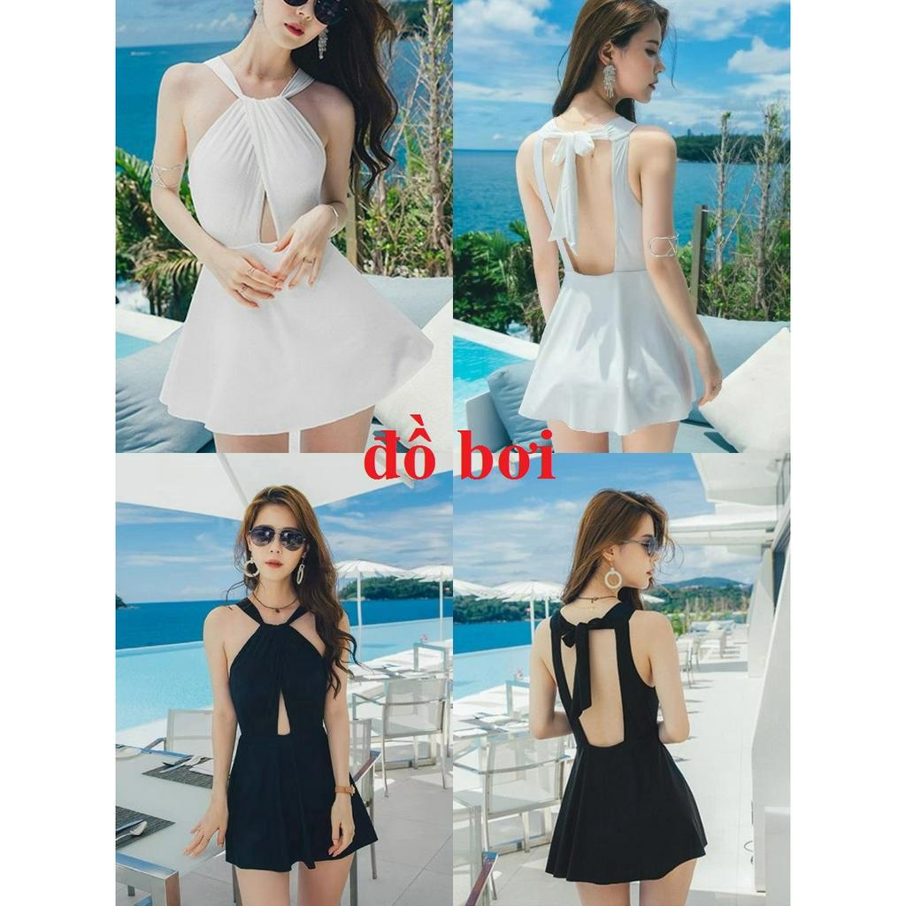 Bộ tắm biển kín đáo , bikini liền thân kín đáo dễ thương