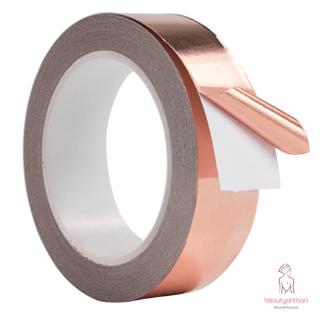 Cuộn băng dính lá đồng dẫn điện kháng khuẩn chuyên dụng cho đàn guitar 30mm X 4m