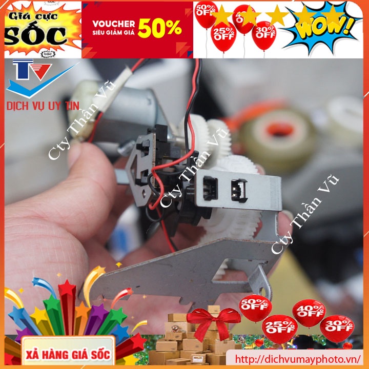 Cụm motor hông cụm motor nâng hạ máy in màu Epson L1800 L1300 PX 1004 PX 1001 G4500 1430W 1390 chuẩn có bảo hành