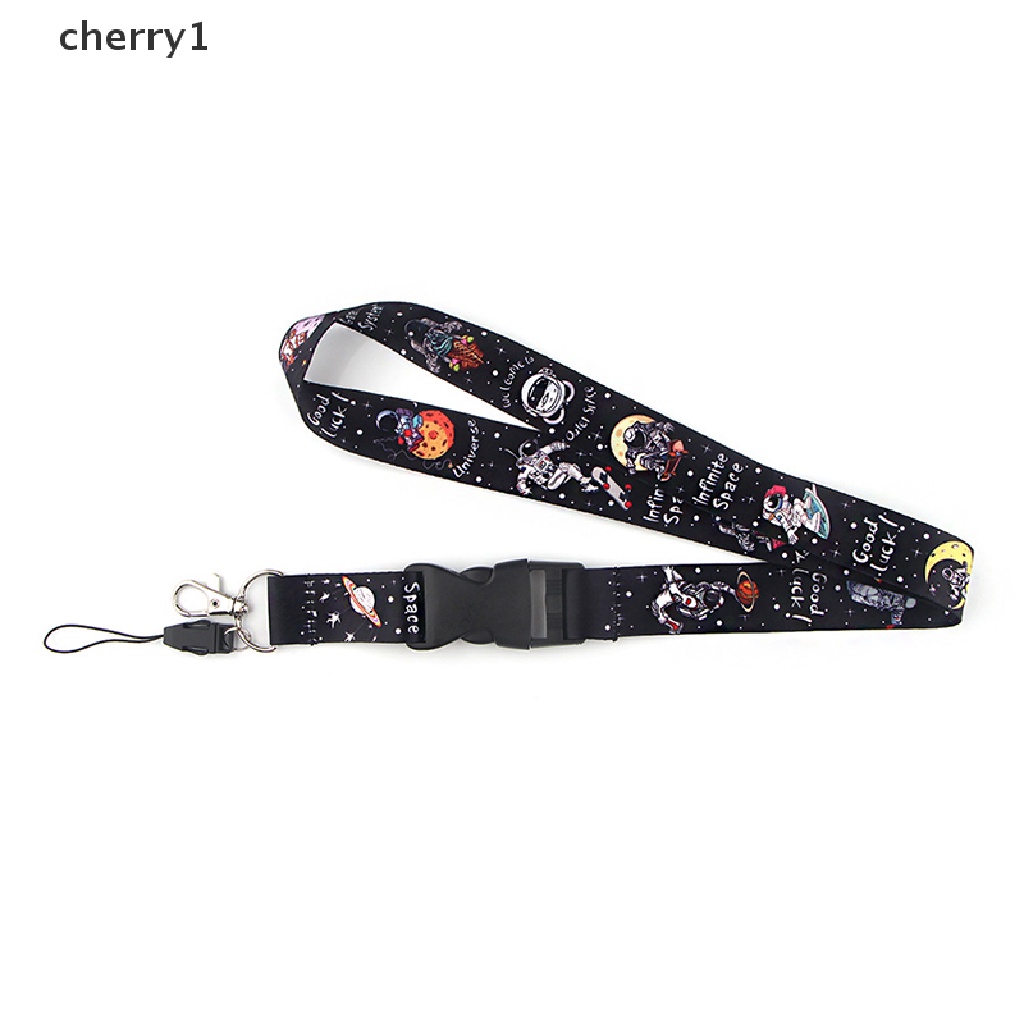 [cherry1] Dây Móc Khóa / Điện Thoại Họa Tiết Phi Hành Gia