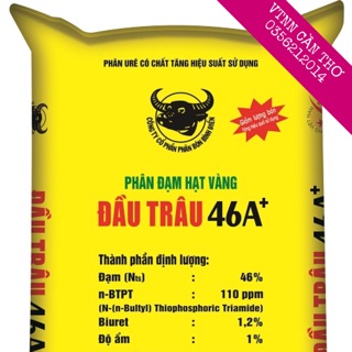 Phân bón Đạm hạt vàng Đầu Trâu 46A+ ( gói lẻ 1kg )
