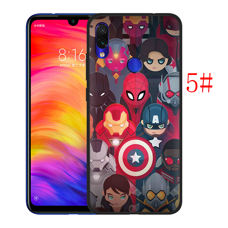 Ốp Lưng Silicone Mềm In Hình Iron Man Cho Xiaomi Mi 6 / 8 / 9 / Se / 10 Lite / Pro / W118