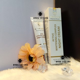 Kem Peony White đêm ❤❤ Kem nám đêm Peony White Active Whitening Complex Night Cream hàng Thật Chính hãng