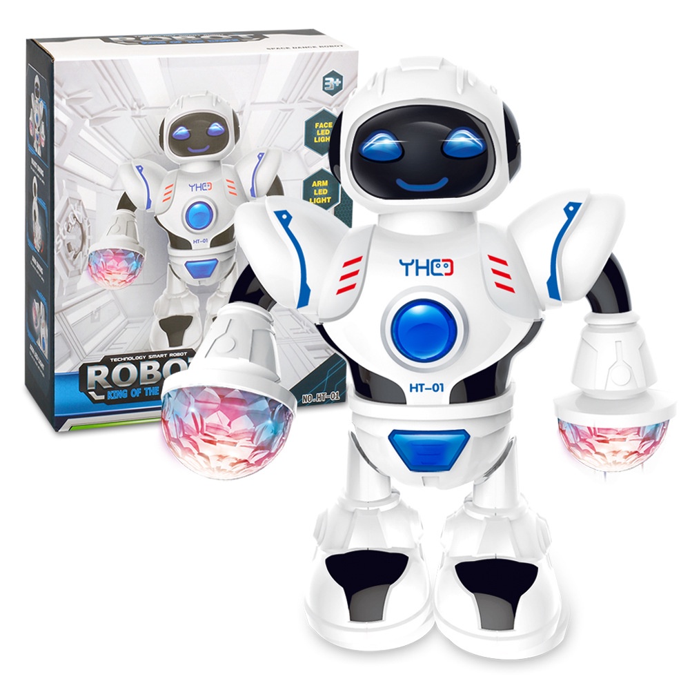 Đồ Chơi Trẻ Em Robot Phát Sáng Và Nhảy Múa Theo Nhạc