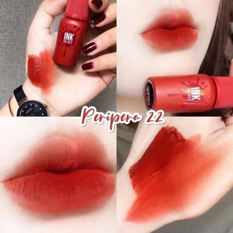 ( auth 100% )Son Kem Lì Peripera Peri’s Ink Velvet hàn quốc chính hãng cho bạn nữ tha hồ makeup sáng tạo xinh đẹp