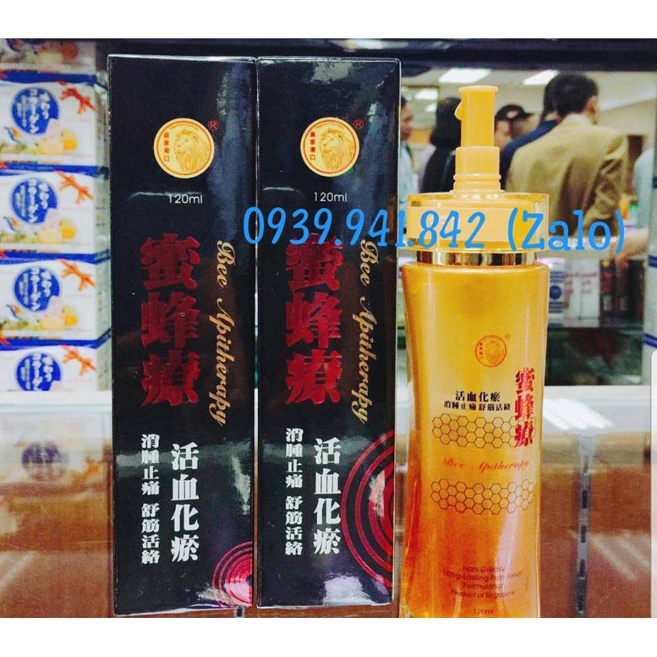 DẦU NỌC ONG SINGAPORE IMPERIAL HARBOUR BEE APITHERAPY 120ML