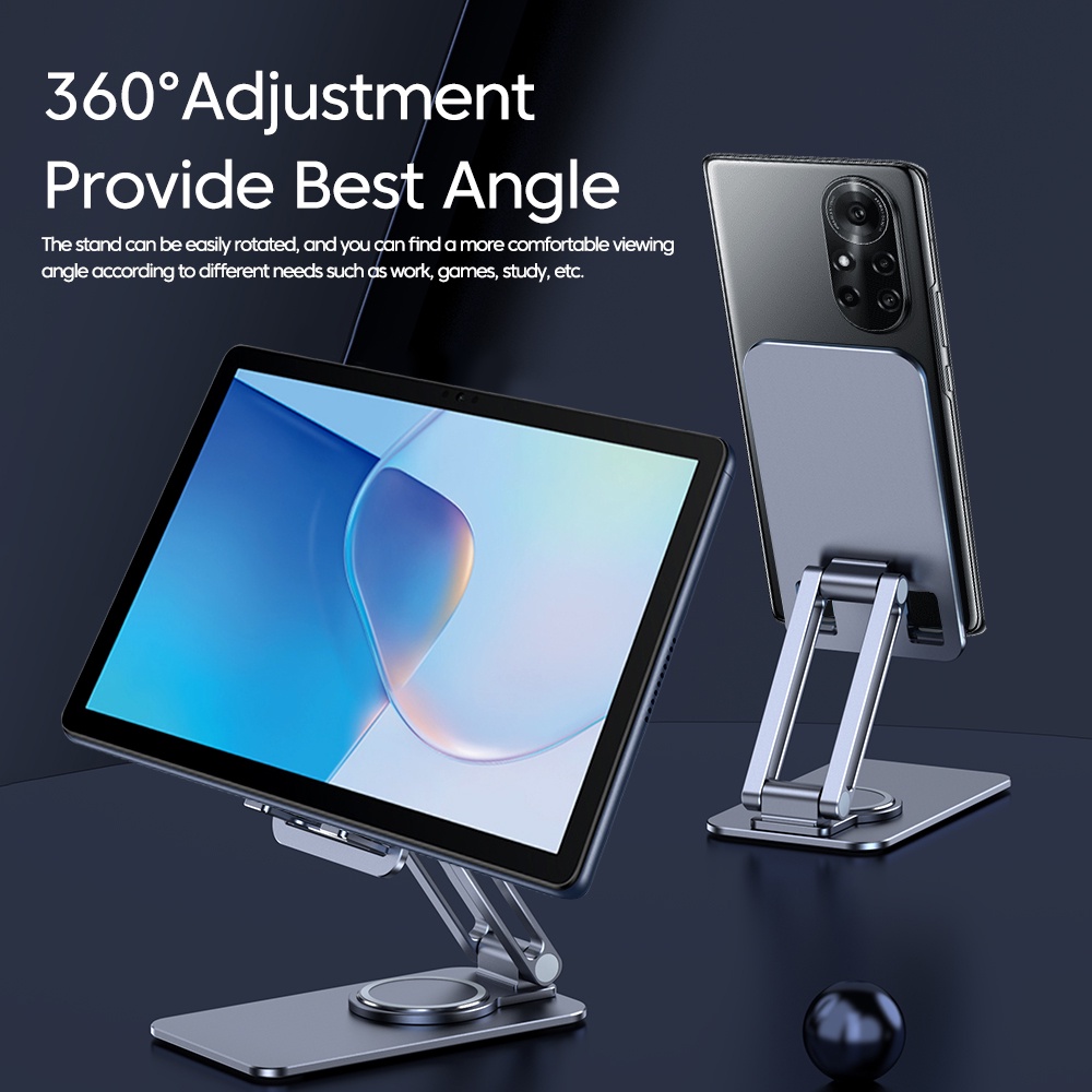 Giá đỡ điện thoại Toocki bằng hợp kim nhôm xoay 360 độ tiện dụng đa năng