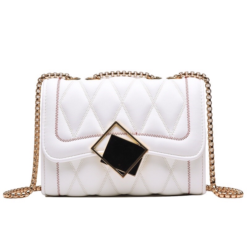 Túi xách nữ đeo chéo khoá gương phong cách hàn quốc Zuliashop8386